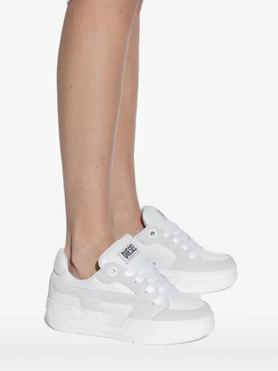 Diesel Round-toe Platform Sneakers In Multi