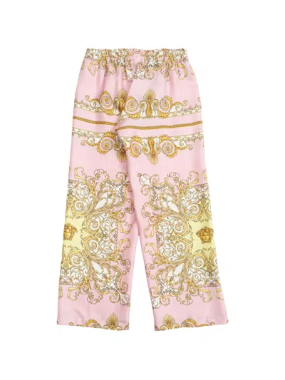 Versace Printed Trousers In Multi