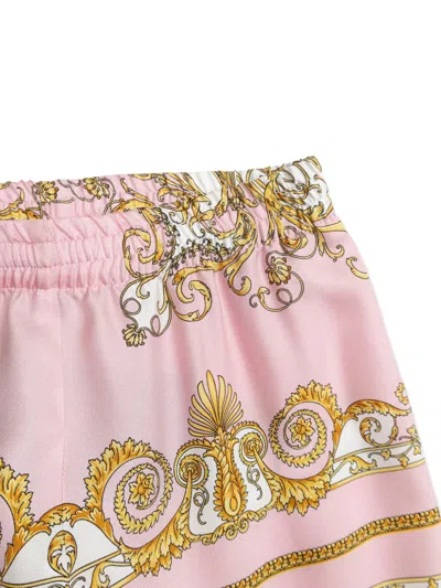 Versace Printed Trousers In Multi