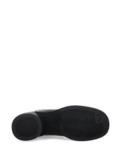 Fly London Pull-on Block-heel Boots In Black