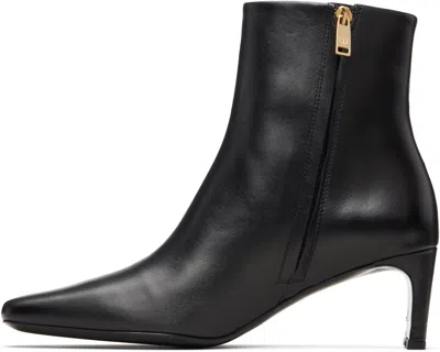 Anine Bing Jayden Square-toe Ankle Boots In Black