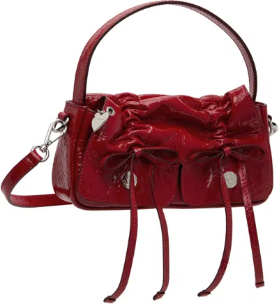 Acne Studios Red Multipocket Micro Bag
