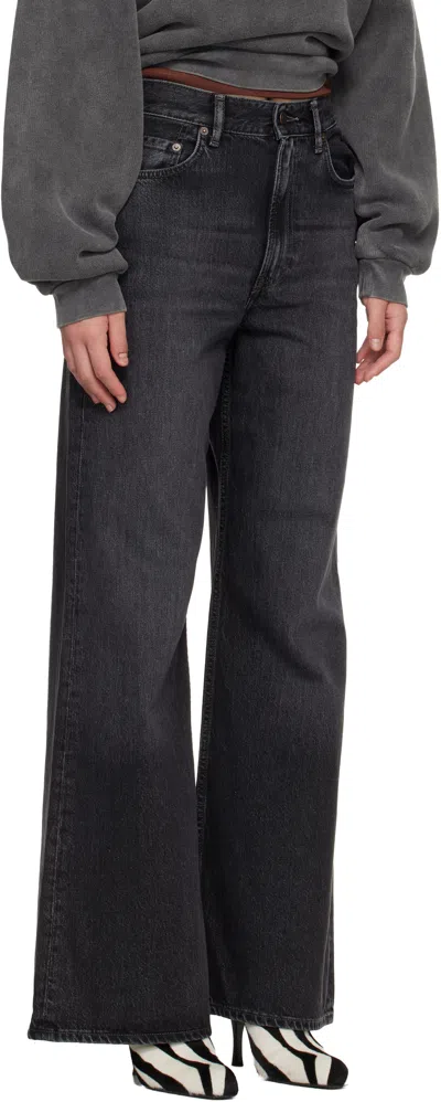 Acne Studios Black 2022f Regular Fit Jeans In Black