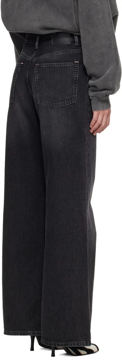 Acne Studios Black 2022f Regular Fit Jeans In Black