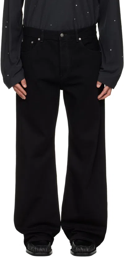 Acne Studios Black Regular Fit 2021m Jeans In Black