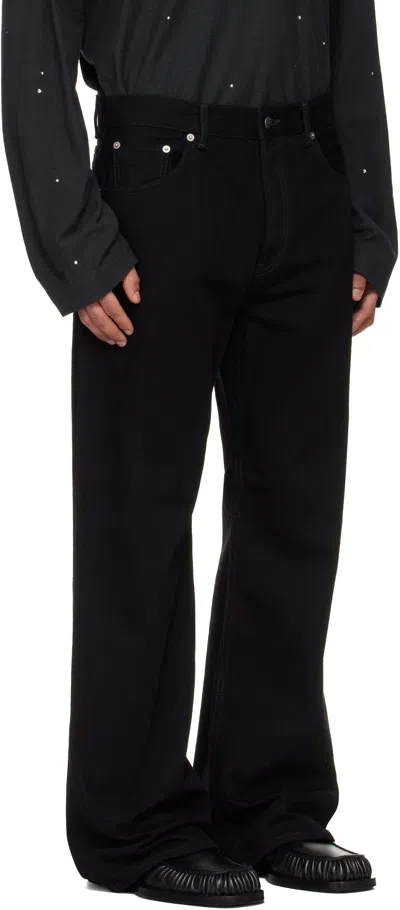Acne Studios Black Regular Fit 2021m Jeans In Black