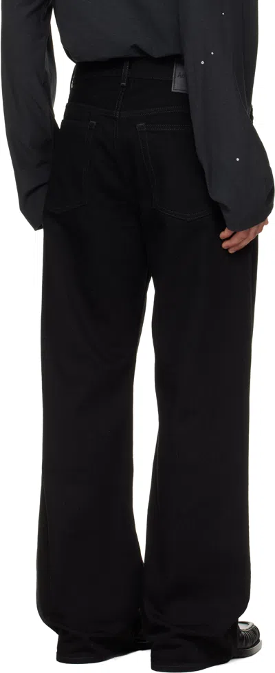 Acne Studios Black Regular Fit 2021m Jeans In Black