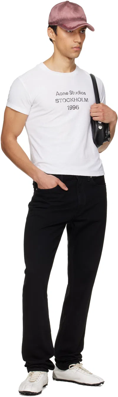 Acne Studios Graphic T-shirt In White