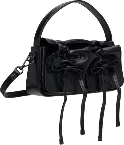 Acne Studios Black Multipocket Micro Bag In Black