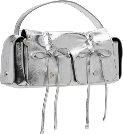 Acne Studios Silver Multipocket Bag