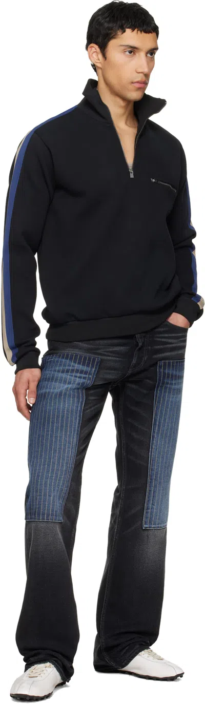 Acne Studios Black Patchwork 2010 Jeans In Blue