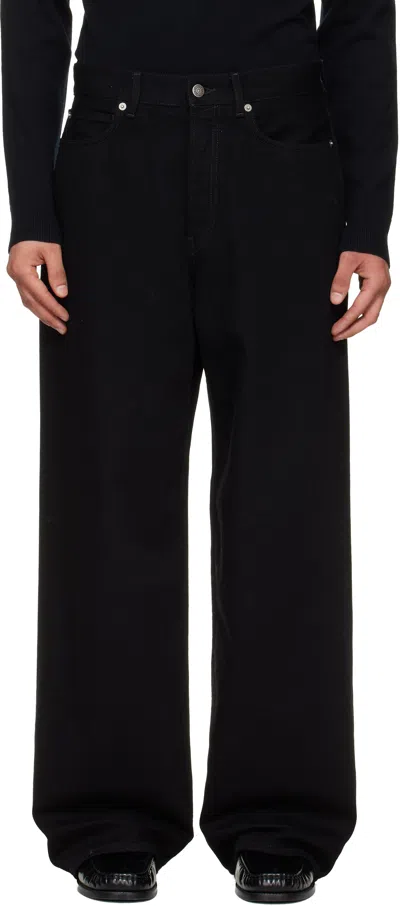 Acne Studios Black Regular Fit 2021m Jeans In Black