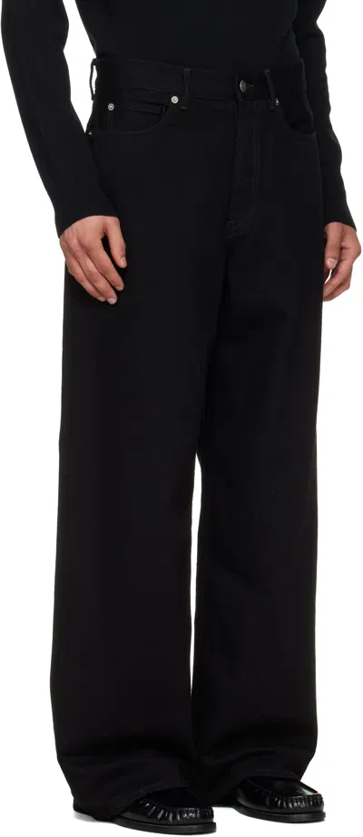 Acne Studios Black Regular Fit 2021m Jeans In Black