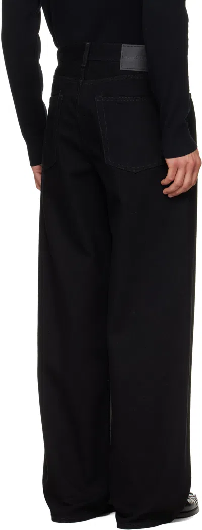 Acne Studios Black Regular Fit 2021m Jeans In Black