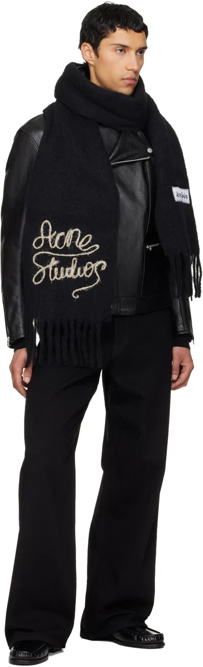 Acne Studios Black Regular Fit 2021m Jeans In Black