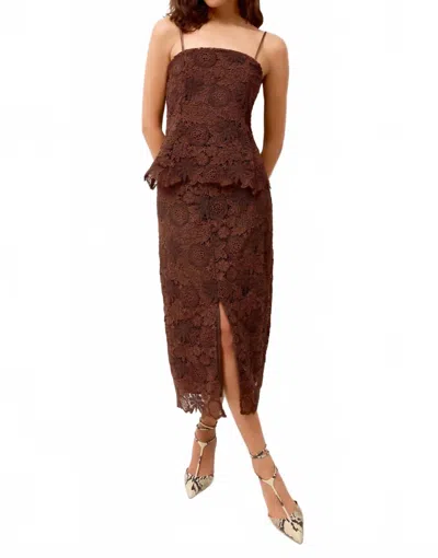 Marie Oliver Meara Skirt In Java In Brown