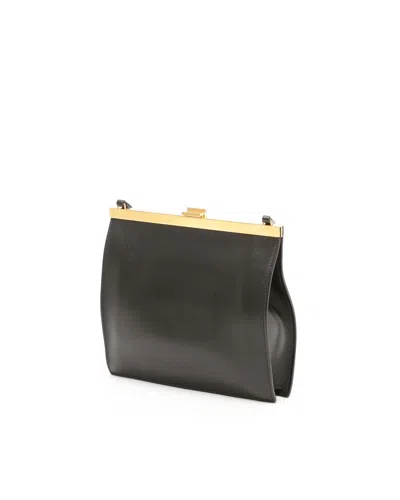 Celine Céline Mini Clasp Bag In White