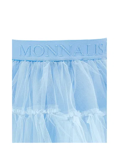 Monnalisa Kids' Ruffled Tutu In Blue