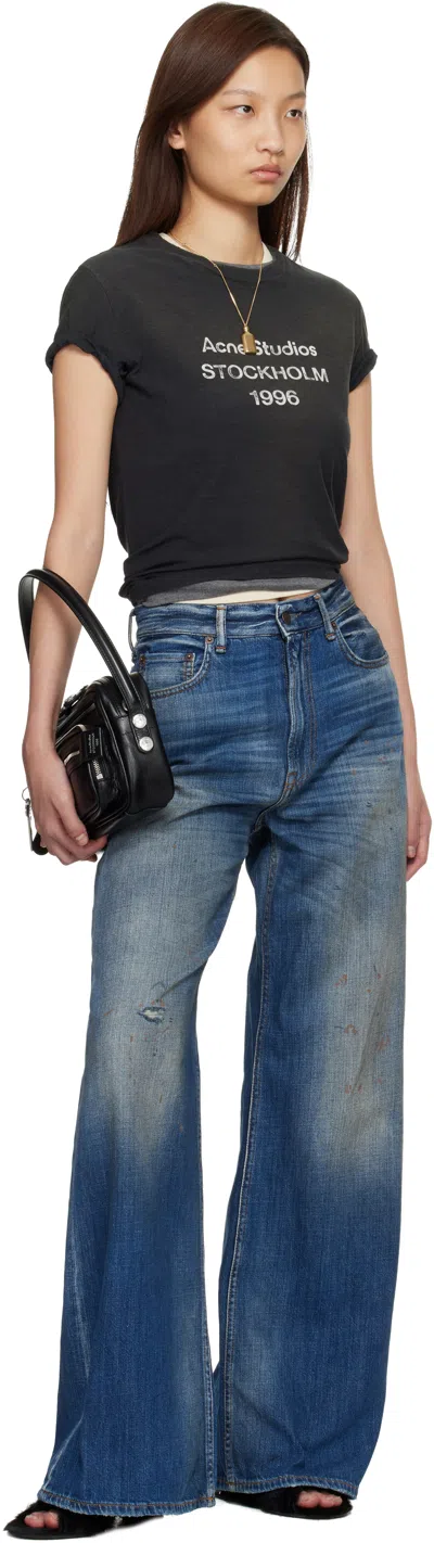 Acne Studios Regular Fit Jeans 2021m Mid In Blue