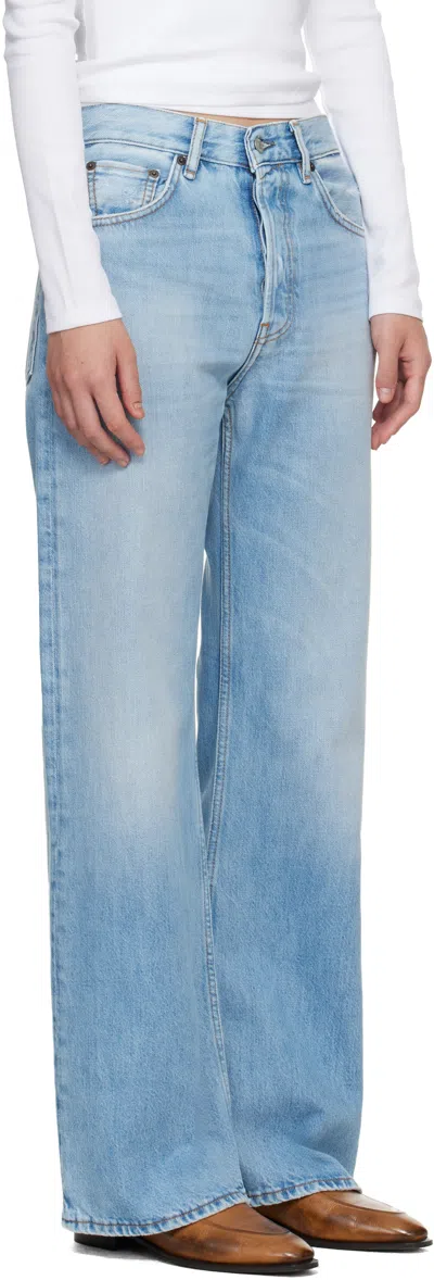 Acne Studios Blue 2021f Regular Fit Jeans In Blue