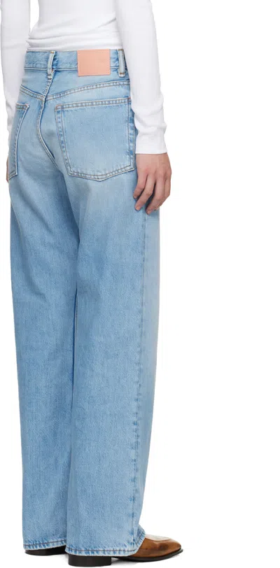 Acne Studios Blue 2021f Regular Fit Jeans In Blue