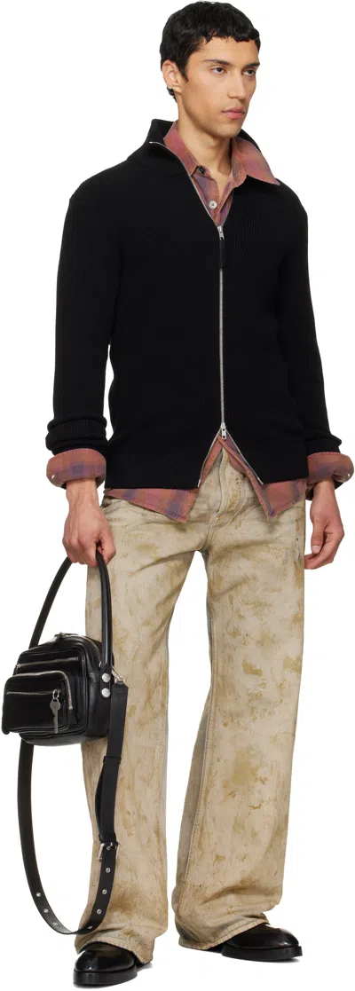 Acne Studios Beige Regular Fit 2021m Jeans In Brown