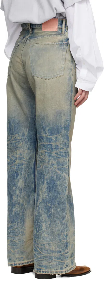Acne Studios Blue 2021f Regular Fit Jeans In Multi