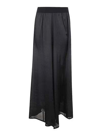 Maria Calderara Elasticated Trousers In Black