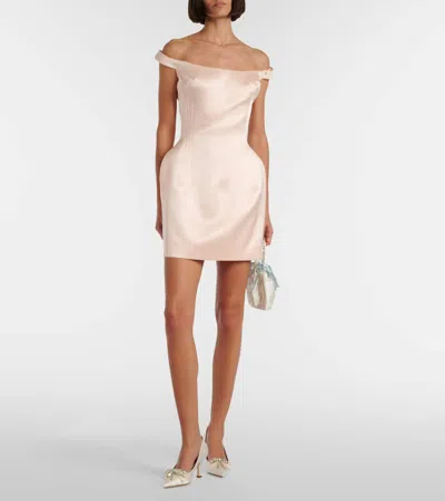 Jimmy Choo Drawstring Mini Shoulder Bag In White