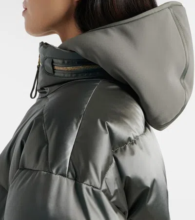 Bogner Down Ski Suit And Jacket Set In Gray