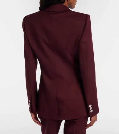 Versace Wool Blazer In Red