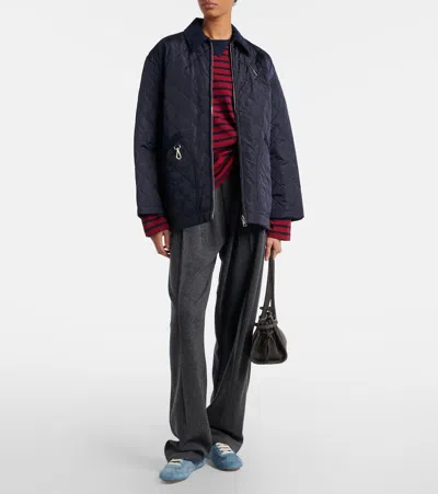 Prada Light Blue Suede And Re-nylon Montecarlo Re-edition 2005 Sneakers In Multi