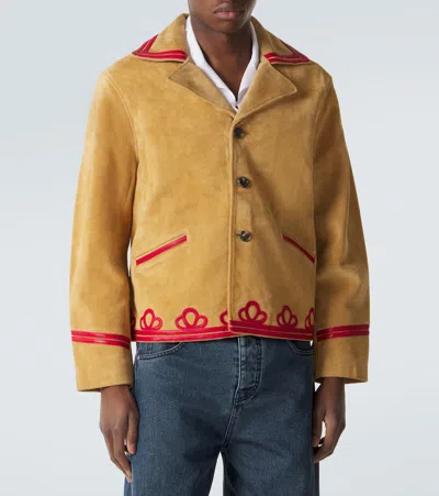 Bode Brown Regular Fit Jacket In Brown