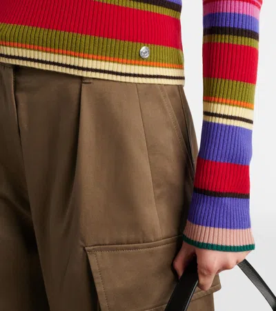 Acne Studios Wool Turtleneck Sweater In Multi