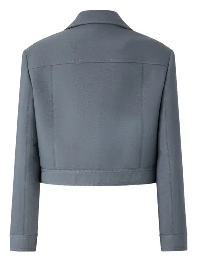 Pinko Buttoned Jacket In Gray