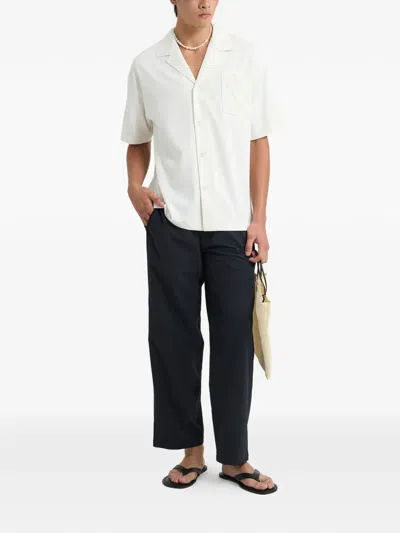 Off Duty Frag Drawstring Trousers In Black