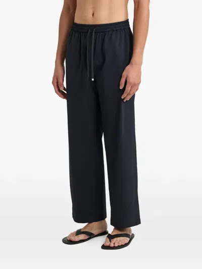 Off Duty Frag Drawstring Trousers In Black