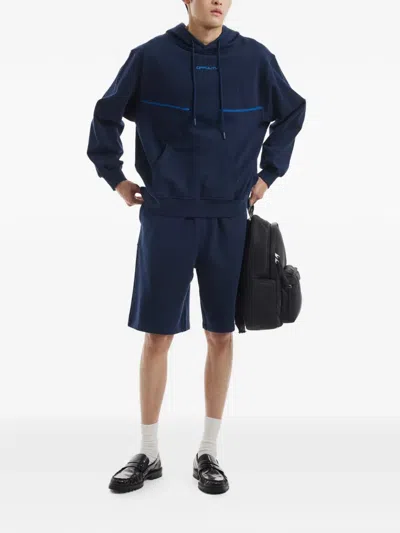 Off Duty Pine Drawstring Shorts In Blue