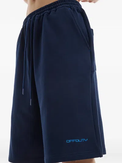 Off Duty Pine Drawstring Shorts In Blue