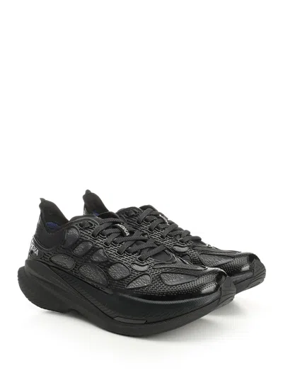 Hoka One One Mach X Caged Sneakers In Black