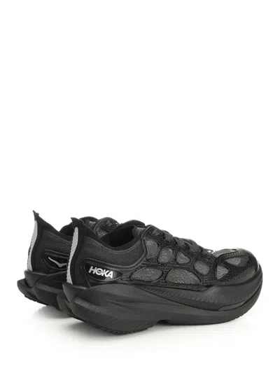 Hoka One One Mach X Caged Sneakers In Black