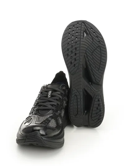 Hoka One One Mach X Caged Sneakers In Black