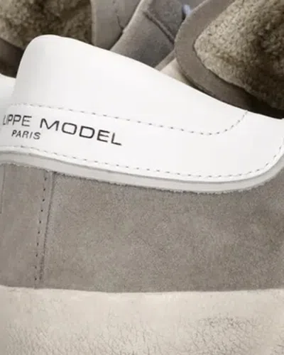 Philippe Model Low-top Casual Sports Shoes In Gray