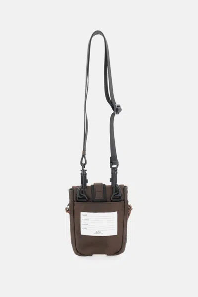 Apc Flap Climbing Rope Messenger Bag In White