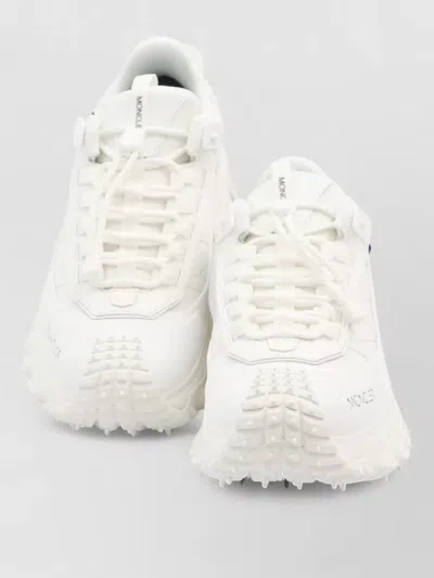 Moncler Waterproof Trailgrip Gtx Sneakers With Carbon Fiber In White