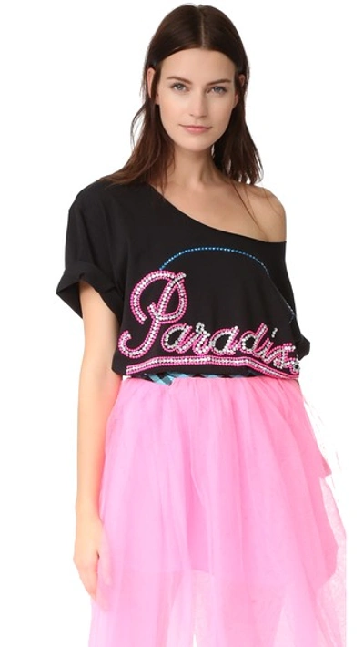 Shop Marc Jacobs Paradise Tee In Black