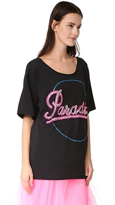 Shop Marc Jacobs Paradise Tee In Black