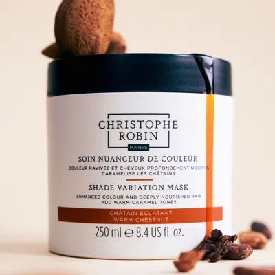 Christophe Robin Shade Variation Mask Warm Chestnut In White