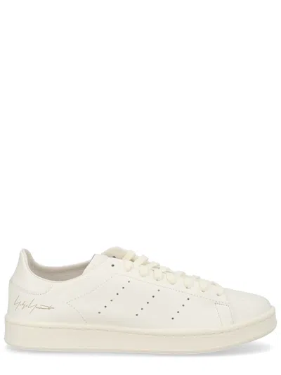 Y-3 Stan Smith Leather Sneakers In Neutral