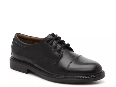 Dockers Gordon Leather Dress Shoes For Men Casual Cap Toe Mens Oxford Shoes In Black